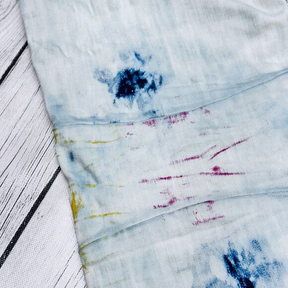 Men’s Balmain Splash Paint Moto Jeans Size 32x30 - Picture 8 of 9